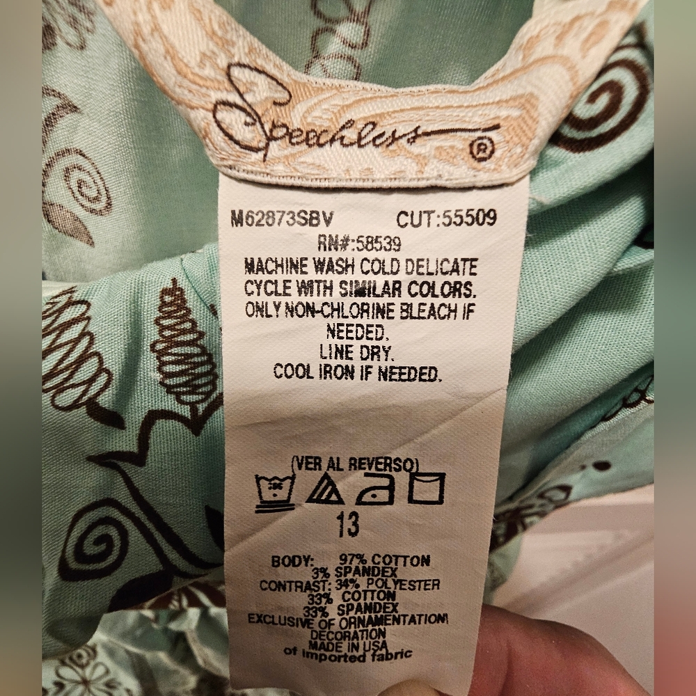 Speechless Floral Mini Dress Juniors size 13 - Picture 6 of 8